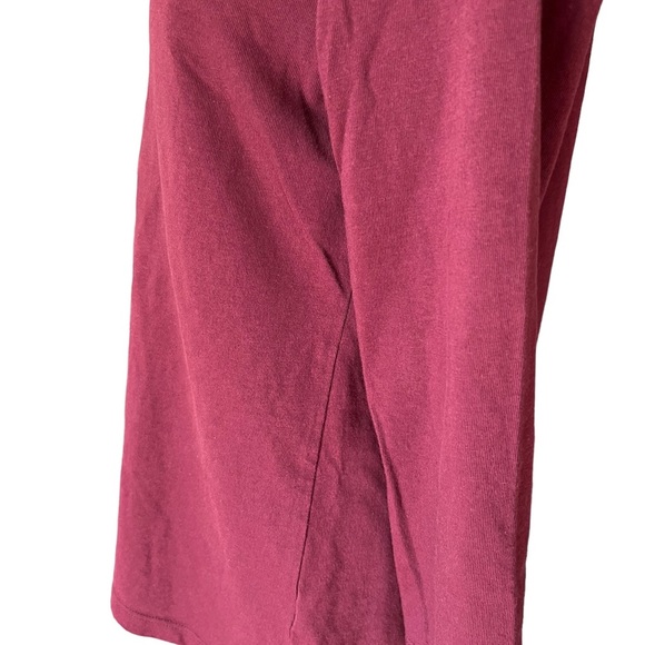 Talbots 3/4 sleeve top sequined awl burgundy women size medium - Picture 3 of 7